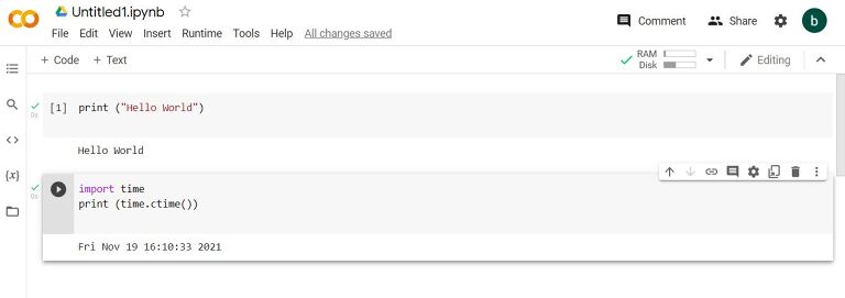  Contoh Menjalankan Program di Google Colab 